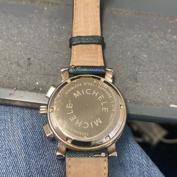 Michele SportSail watch with black face main image 3